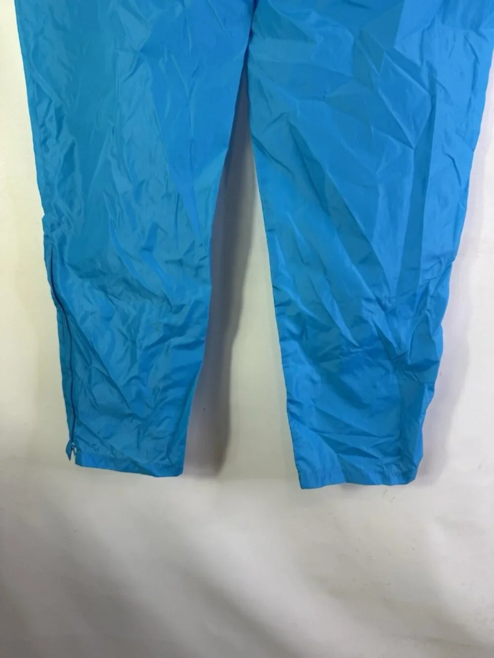 Vintage 80s Nike Pants Soft Shell Windbreaker Baggy Blue USA